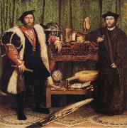Hans holbein the younger The Ambassadors France oil painting artist